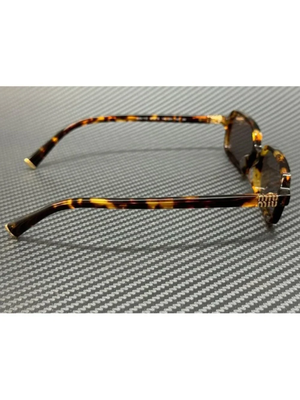 New Miu Miu Women Havana Honey Sunglasses 51-16-140